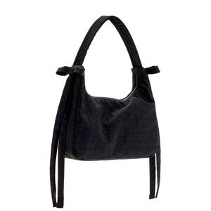 Sandy Liang x Baggu Bow Purse / Mini Bow Bag in Black